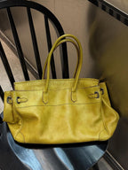Women's Slouchy Tote Bag – PU Leather Shoulder Bag