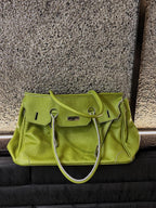 Women's Slouchy Tote Bag – PU Leather Shoulder Bag