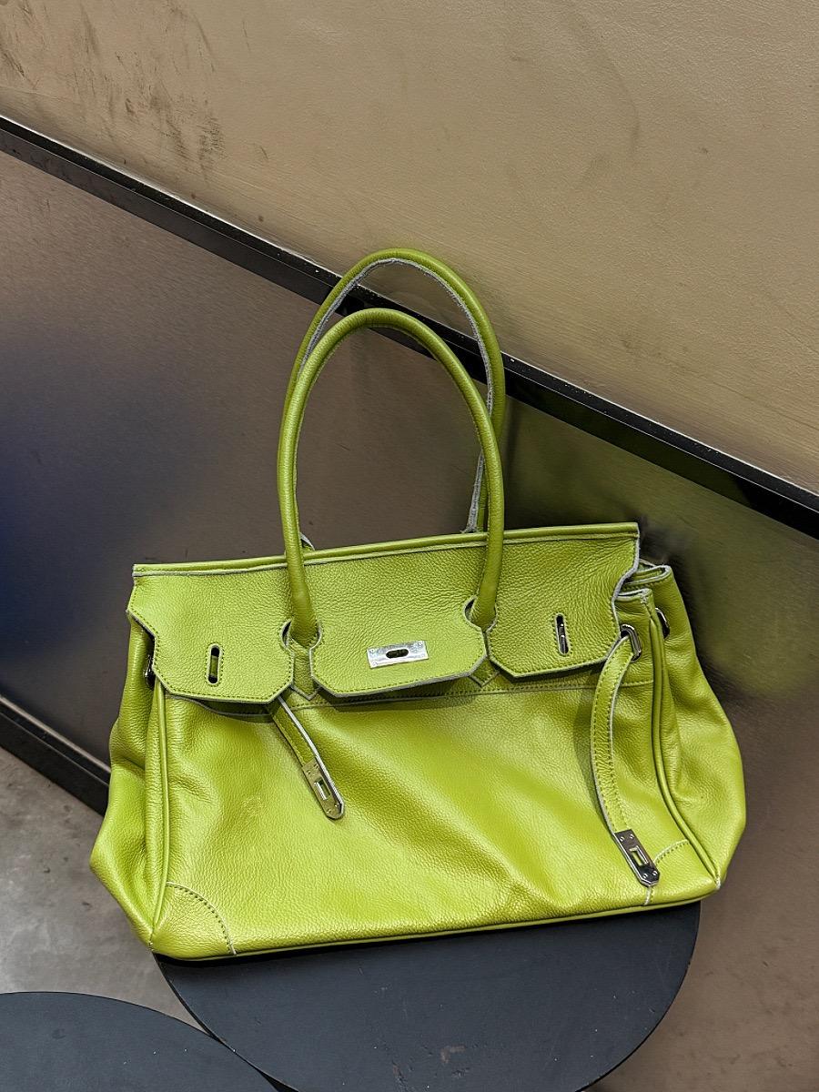 Women's Slouchy Tote Bag – PU Leather Shoulder Bag